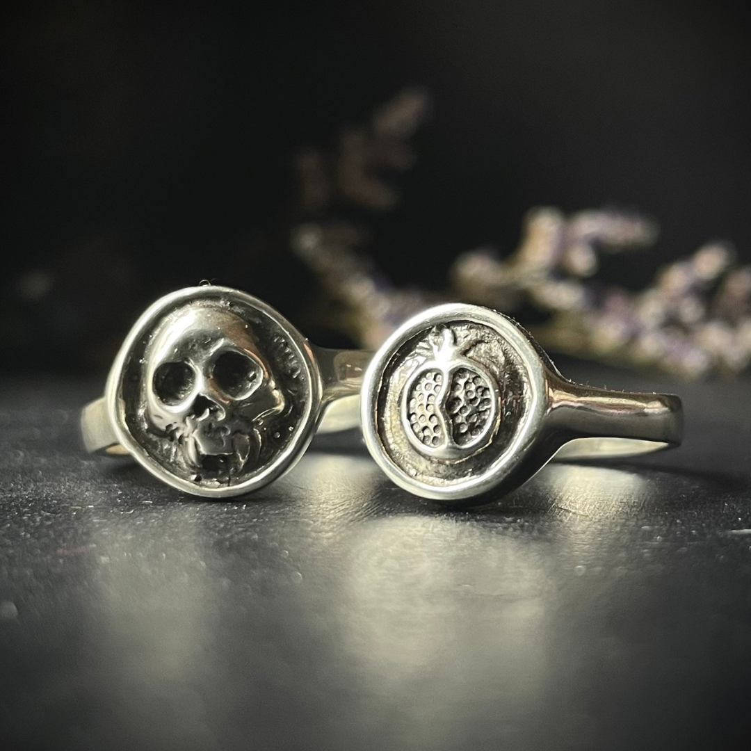MEMENTO MORI. :: Signet ring :: PERSEPHONE no.1