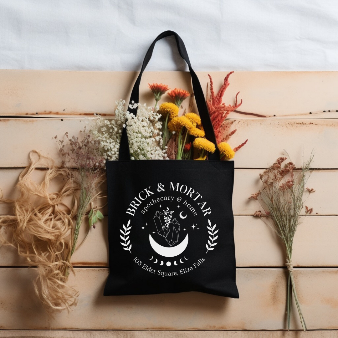 ELIZA FALLS :: Organic Cotton Totebag :: Brick & Mortar/Make Your Own Magic