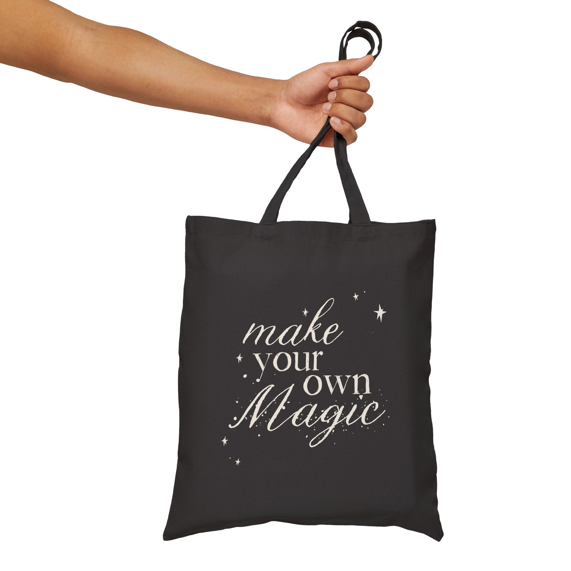 BASIC WITCH  ::  Cotton Canvas Tote Bag  ::  Cute & Spooky/Make Your Own Magic