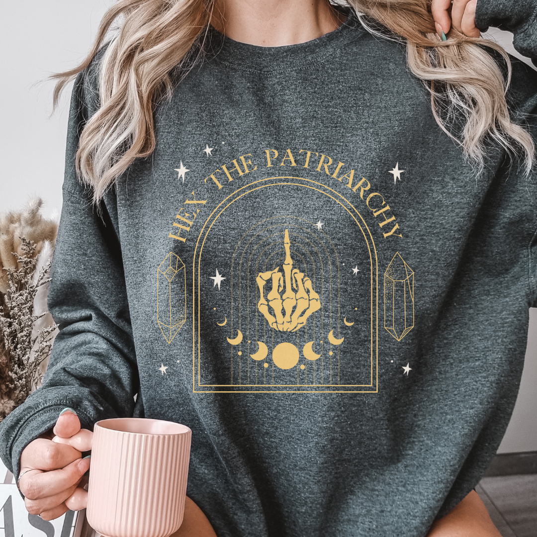 PRETTY WITCHY  ::  Crew neck sweatshirt  ::  Hex The Patriarchy