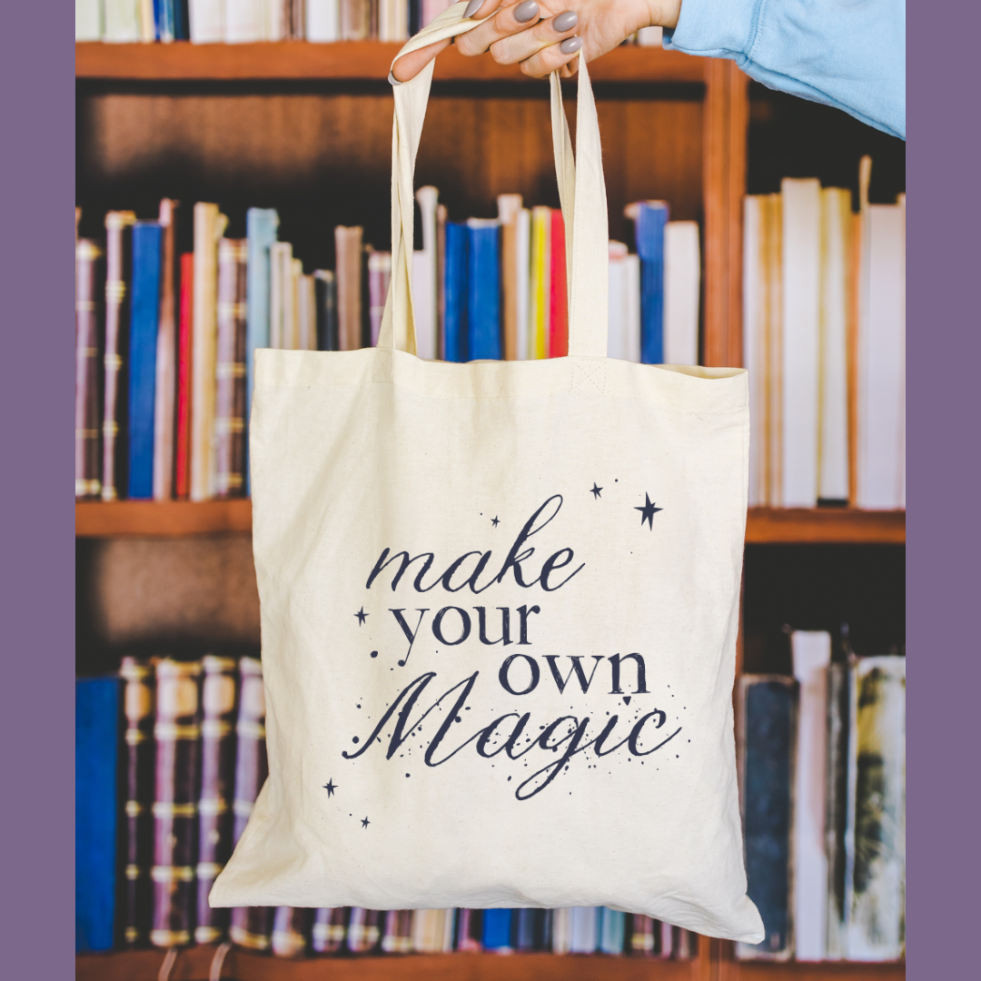 ELIZA FALLS  ::  Cotton Canvas Tote Bag  ::  Ride or Fly/Make Your Own Magic