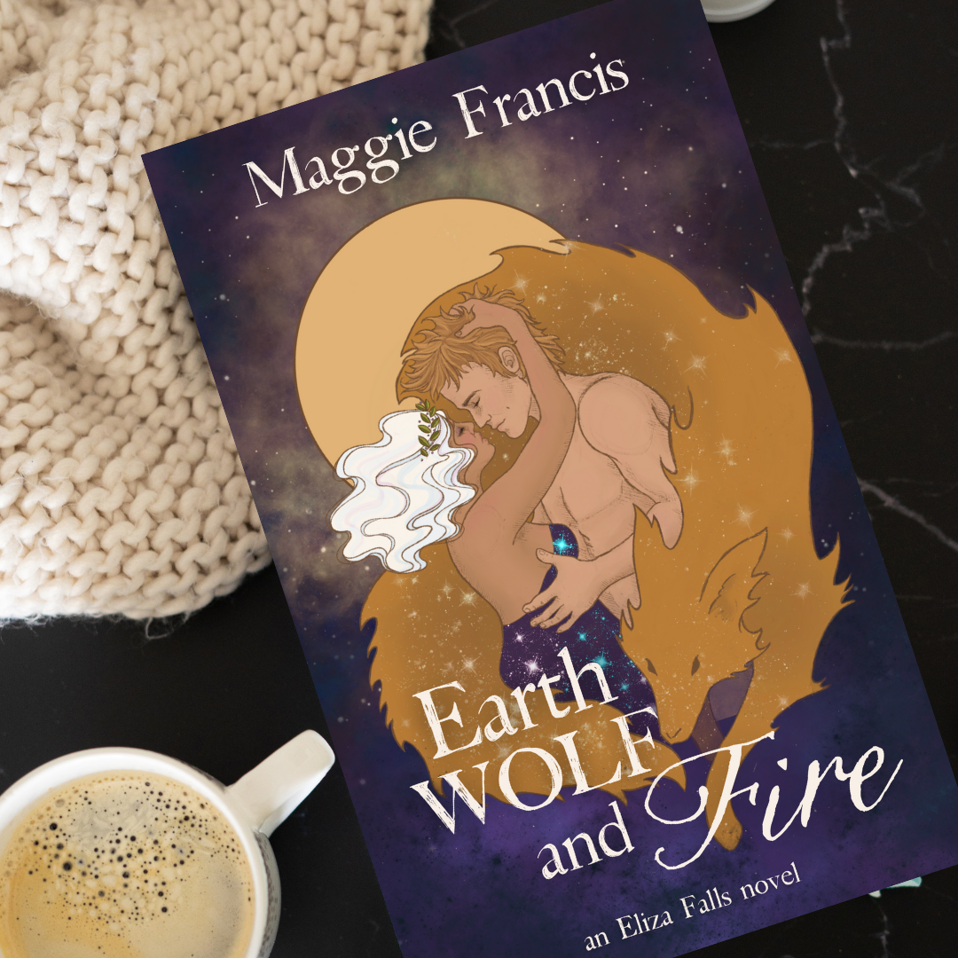 ELIZA FALLS  ::  BOOK 2  ::  EARTH WOLF &amp; FIRE  ::  signed paperback and swag