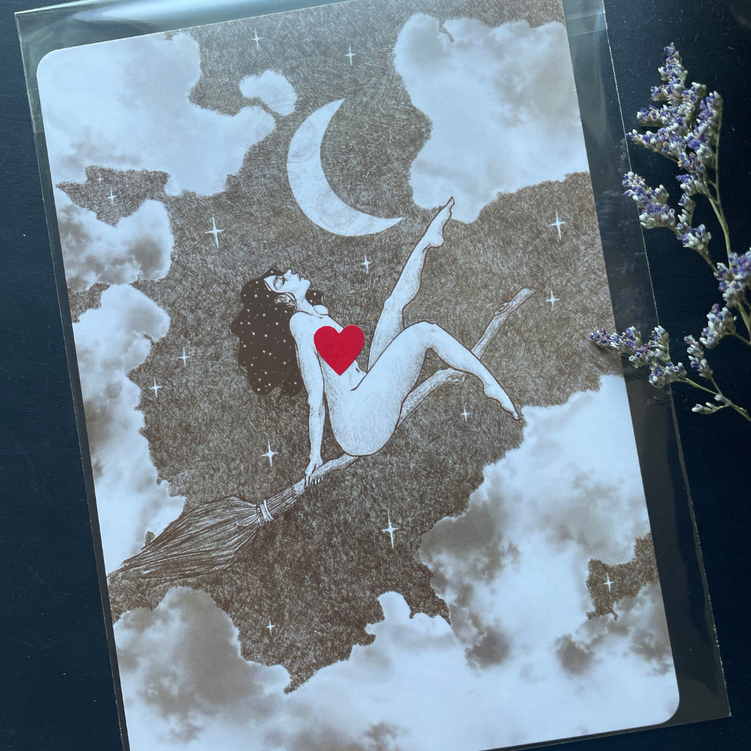 ART PRINT  ::  My Other Ride No.2  ::  Illustrated Art Card