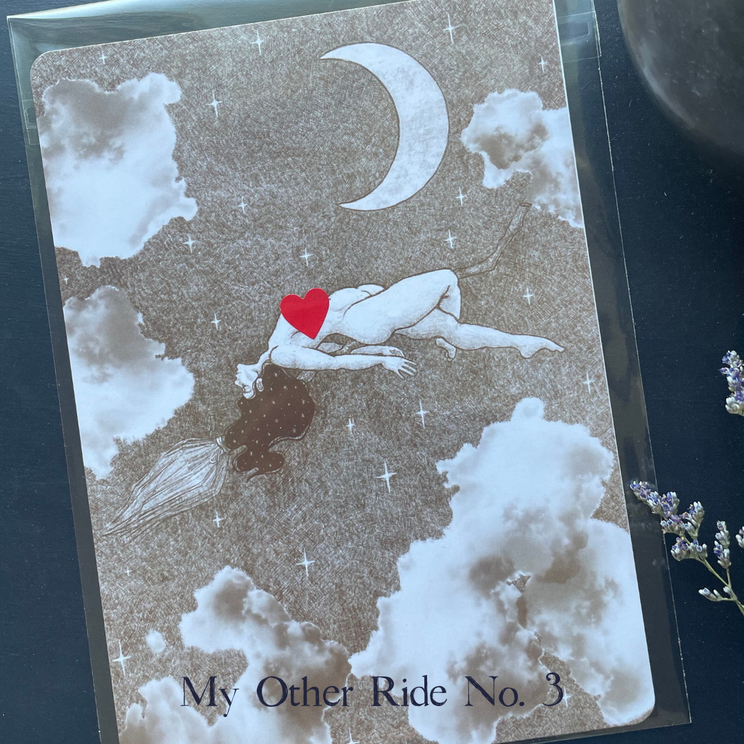 ART PRINT  ::  My Other Ride no.1  ::  Illustrated art card