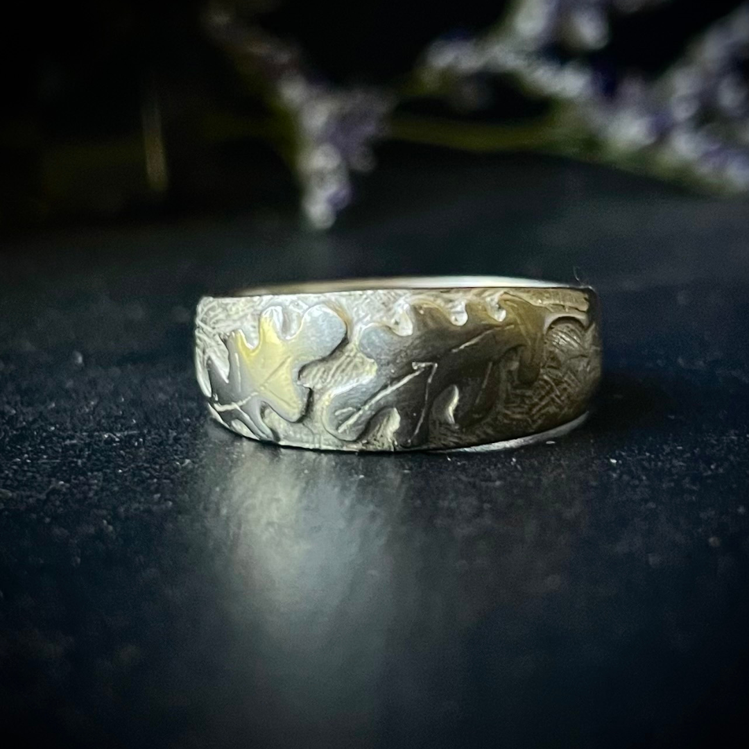 NATURA  ::  Oak leaf ring