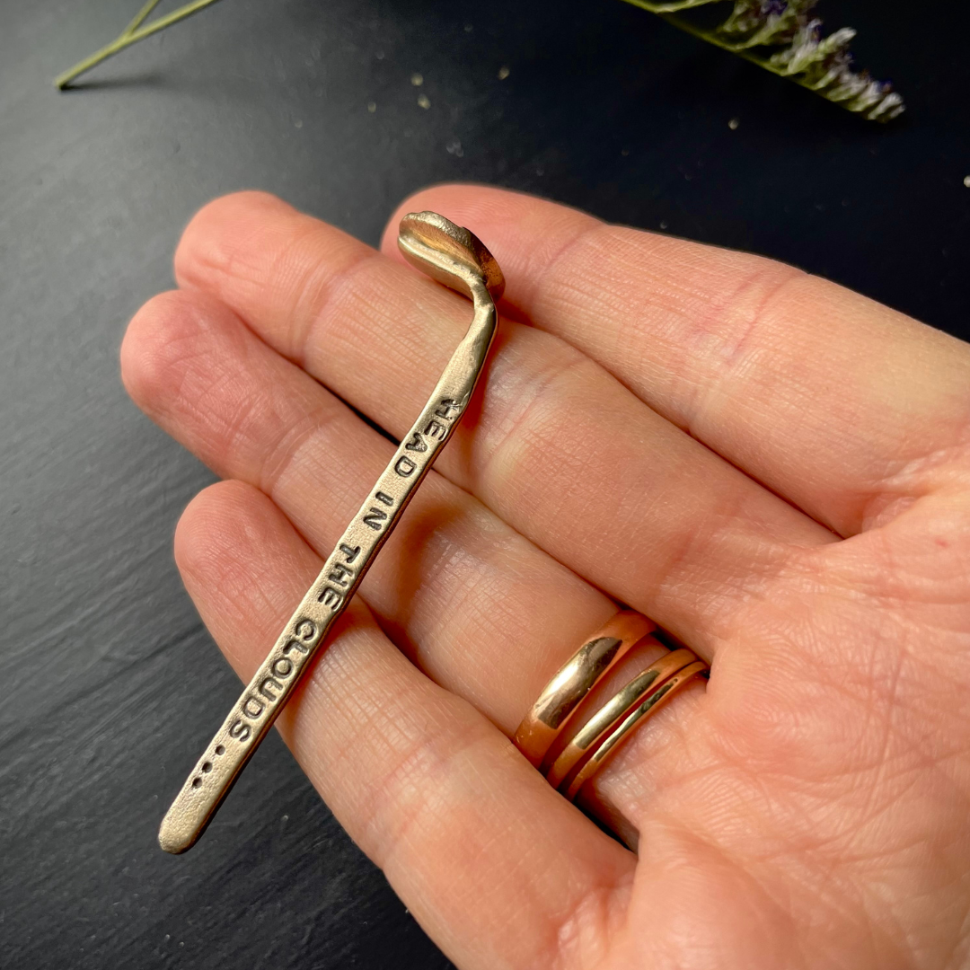 BOOK BLING  ::  Bronze Bookmark  ::  A luxurious bookish gift  ::  Book Jewellery