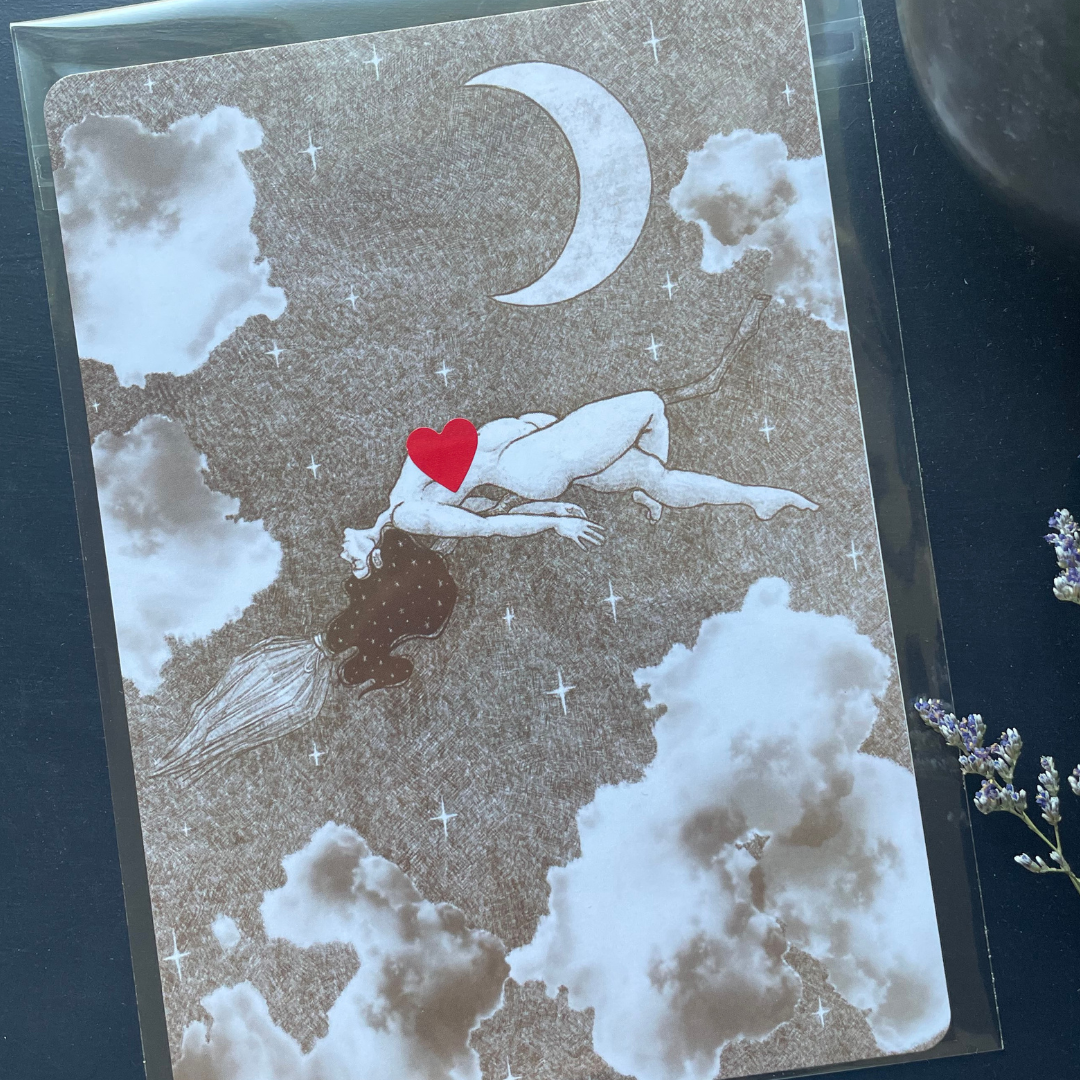 ART PRINT  ::  My Other Ride No.3  ::  Illustrated art card