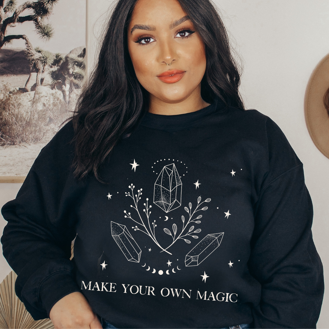 PRETTY WITCHY Crew neck sweatshirt Make Your Own Magic