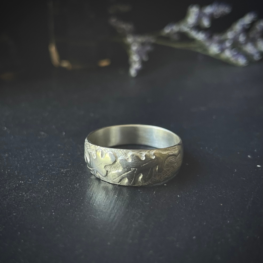 NATURA  ::  Oak leaf ring