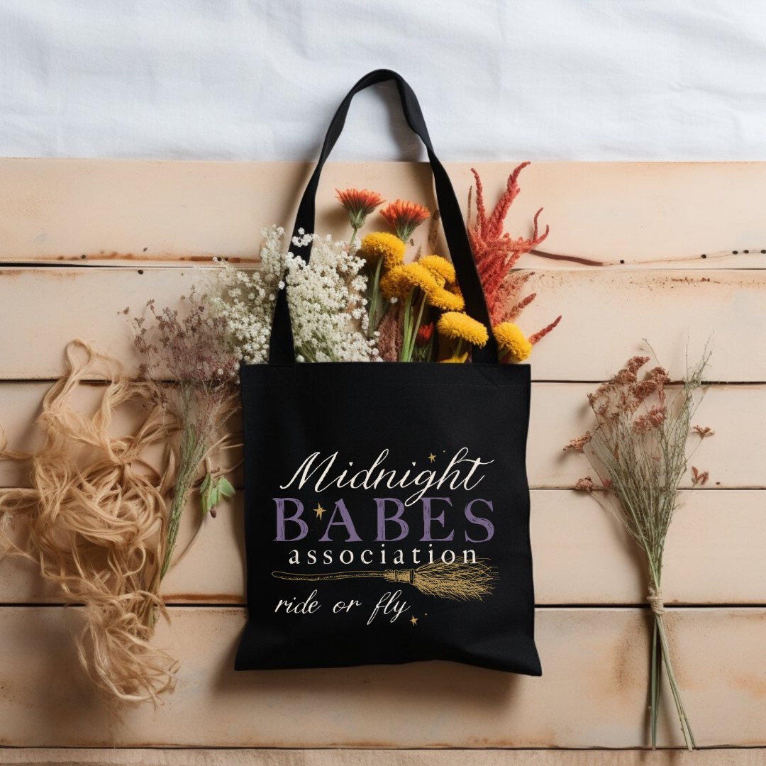 ELIZA FALLS  ::  Organic Cotton Tote  ::  Make your Own Magic/Midnight Babes