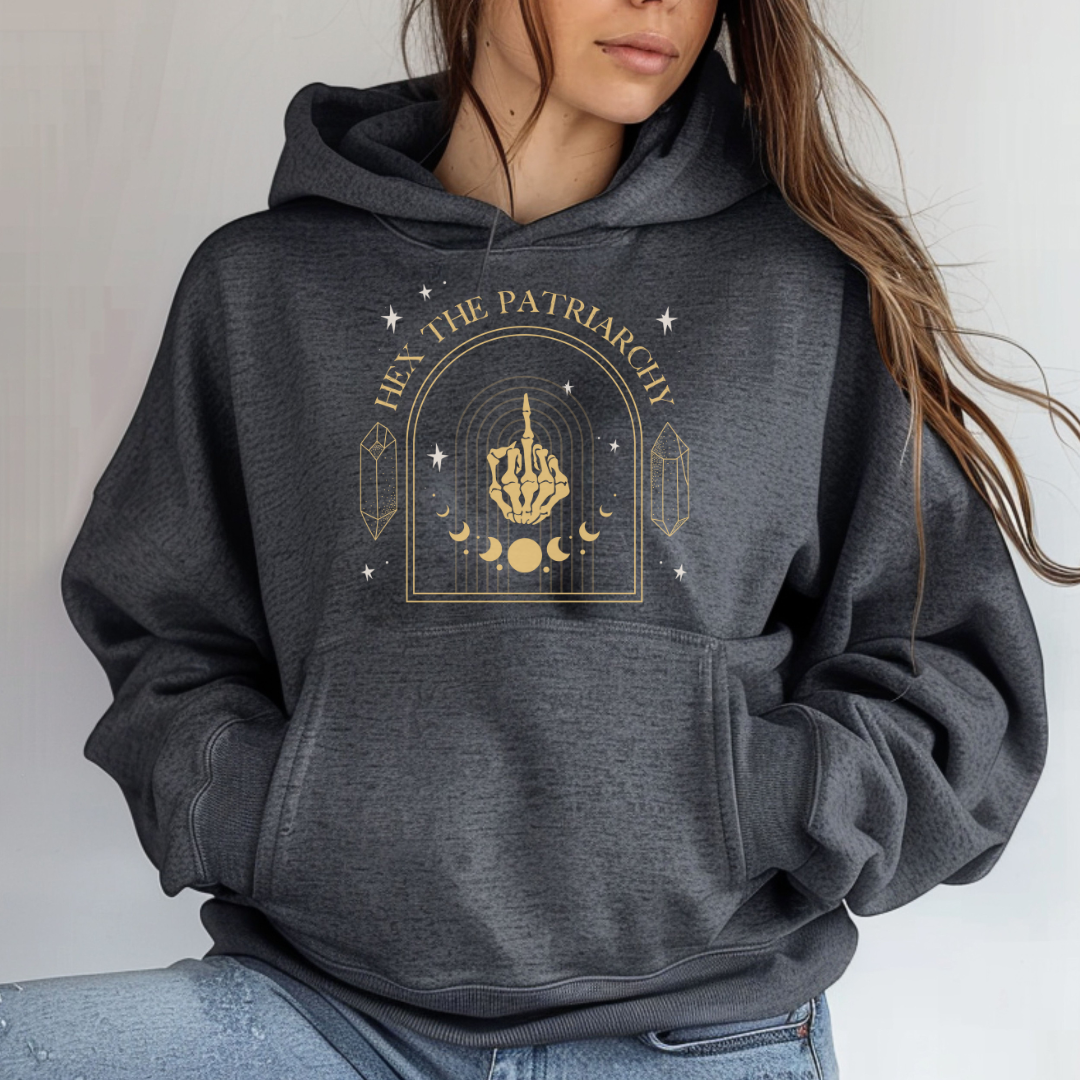 PRETTY WITCHY  ::  Hooded Sweatshirt  ::  Hex The Patriarchy
