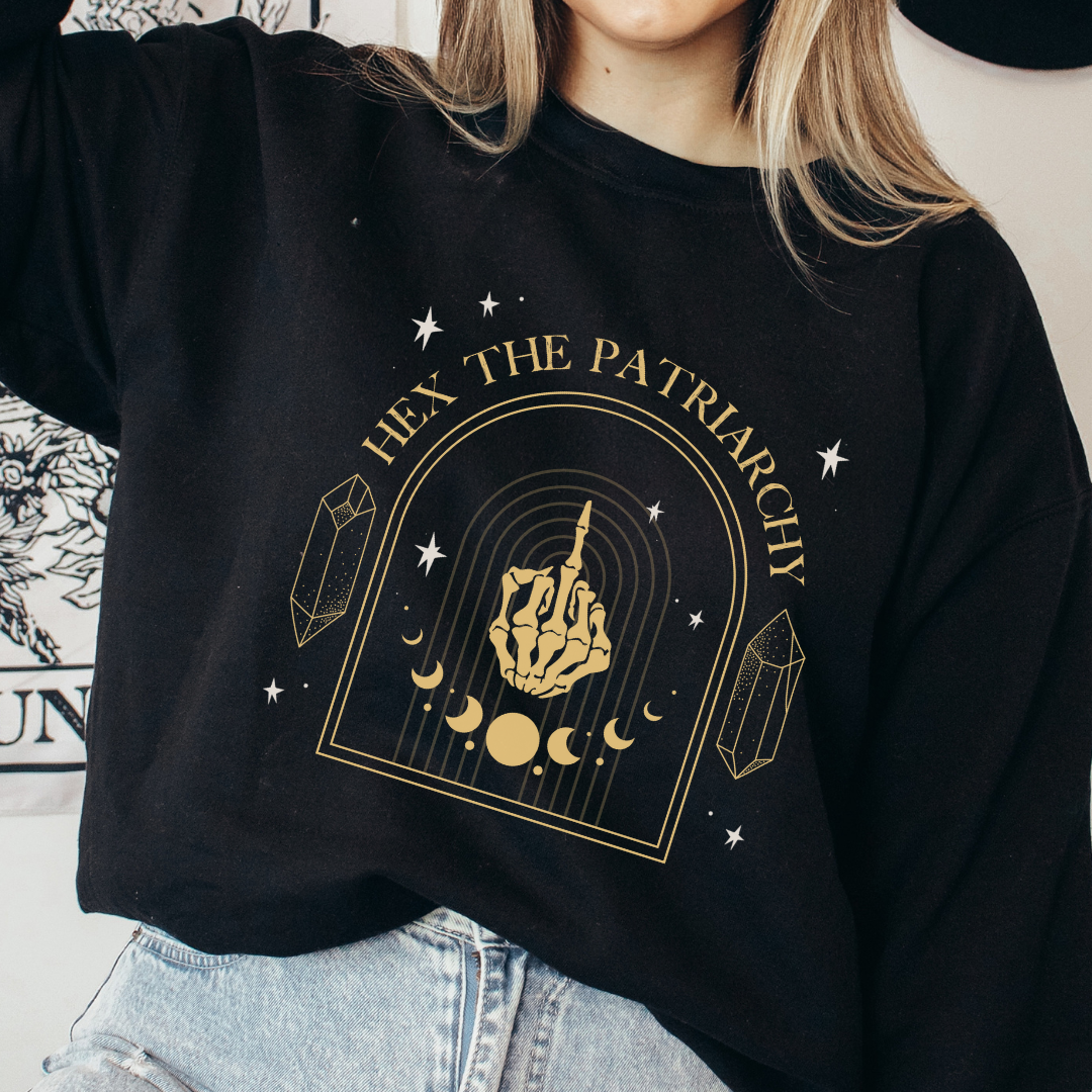 PRETTY WITCHY  ::  Crew neck sweatshirt  ::  Hex The Patriarchy