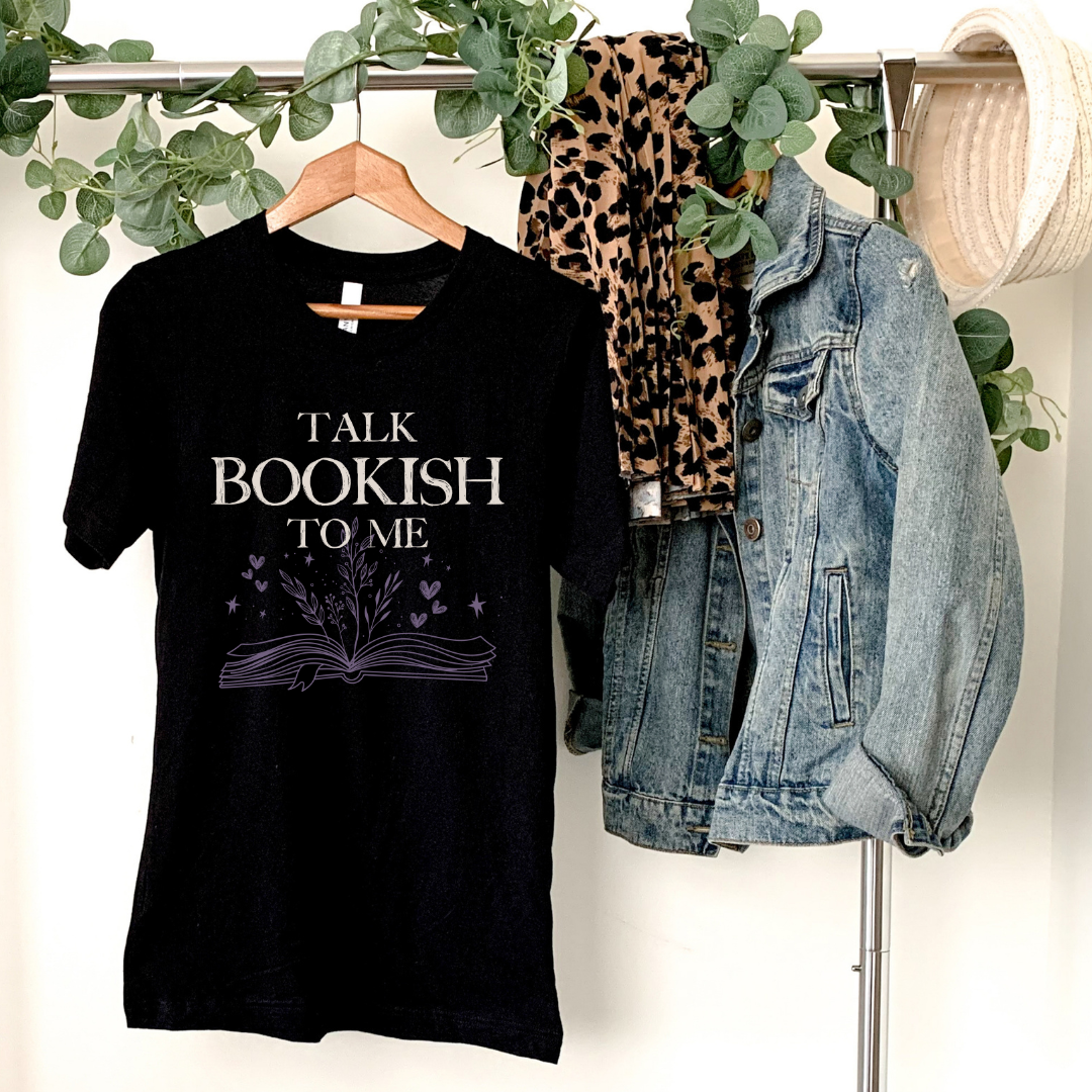 BOOKISH BABES  ::  Talk Bookish To Me  ::  Unisex Jersey Short Sleeve Tee