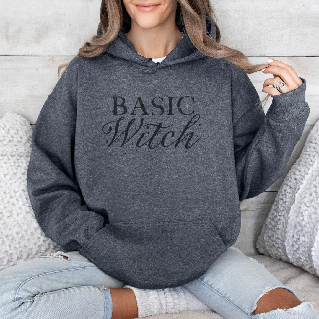 BASIC WITCH  ::  Unisex Hooded Sweatshirt  ::  Basic Witch