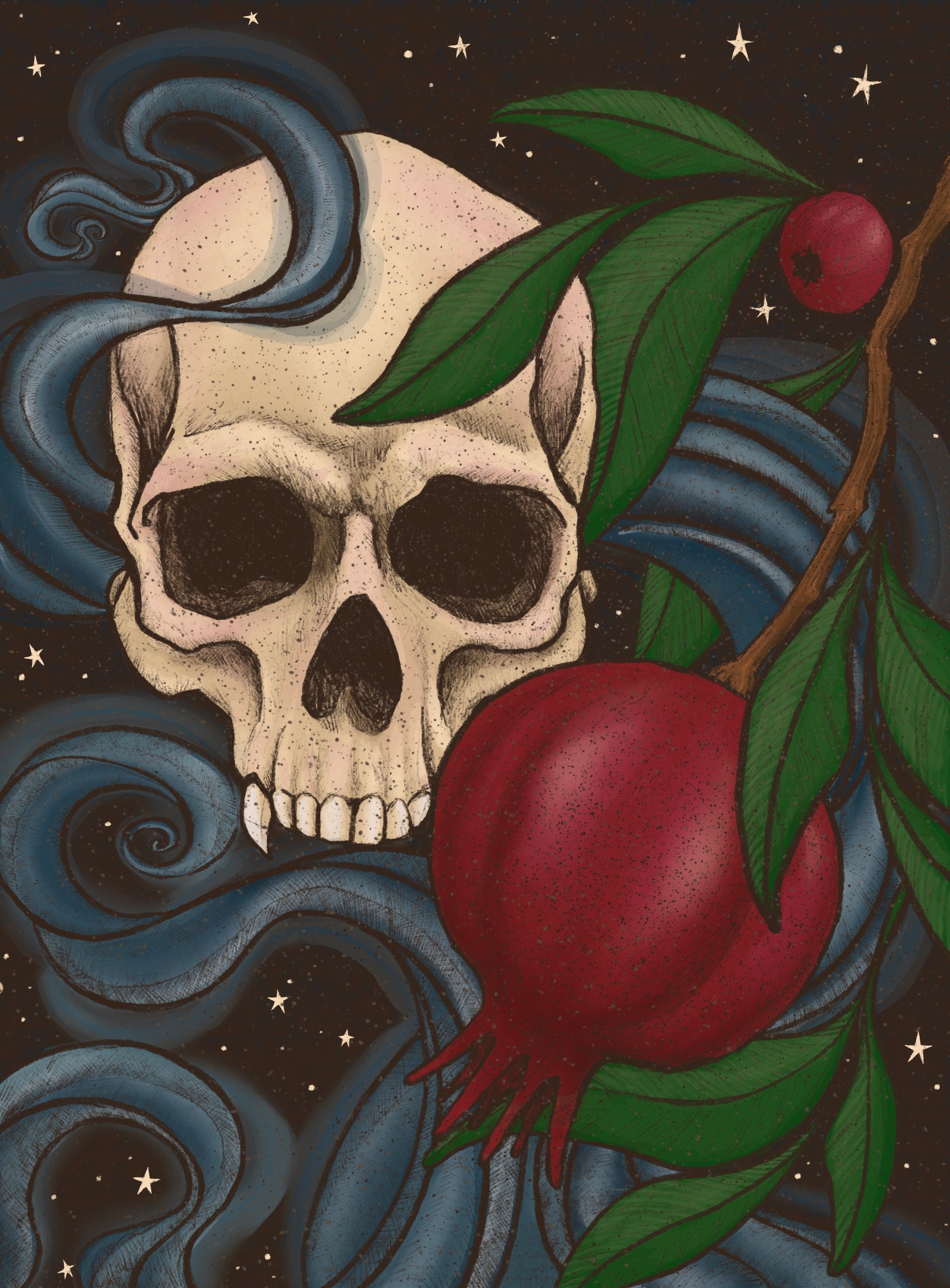 My Dark Heart canvas print