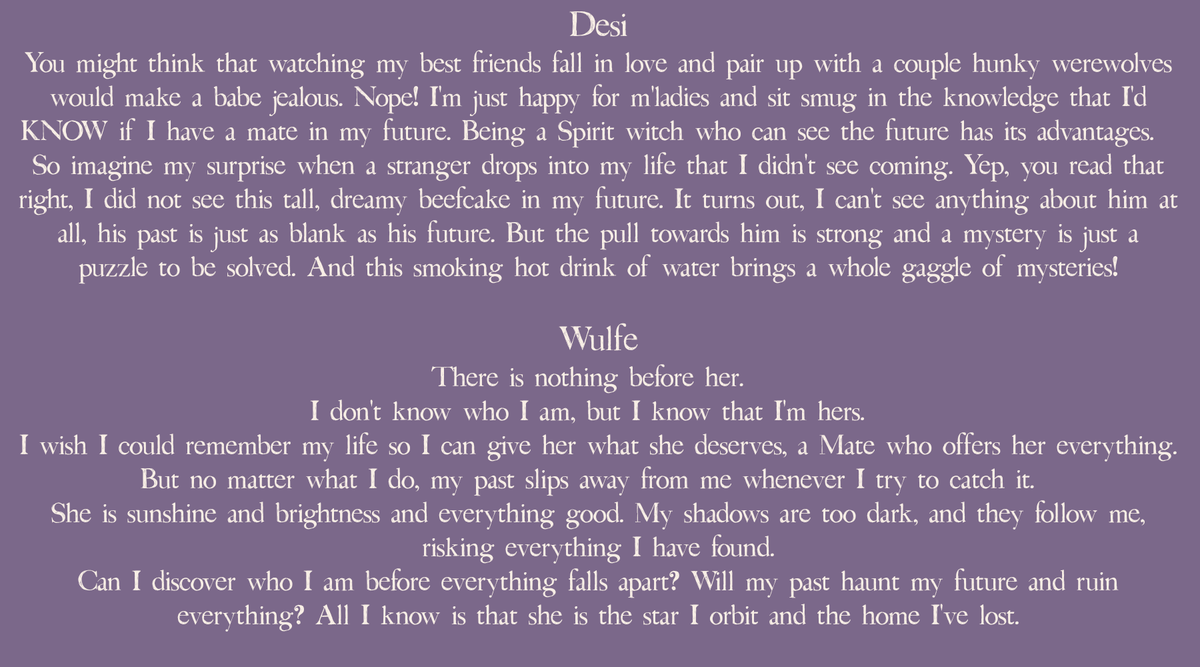 ELIZA FALLS  ::  BOOK 3  ::  A WOLF BY ANY OTHER NAME  ::  signed paperback and swag