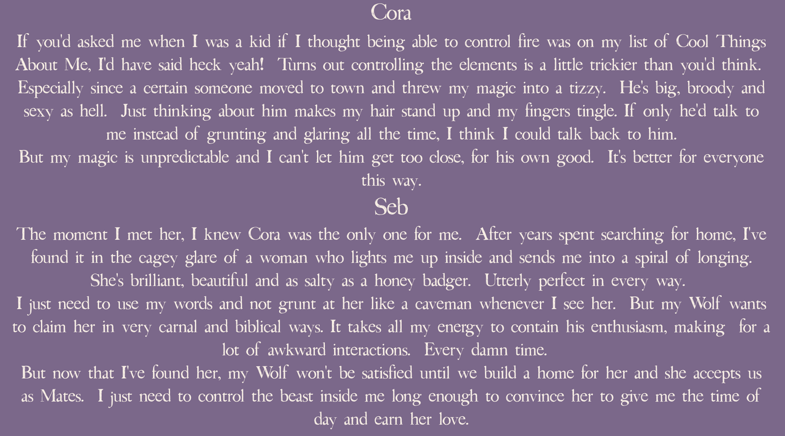 ELIZA FALLS  ::  BOOK 1  ::  OF MATES & MAGIC  ::  signed paperback and swag