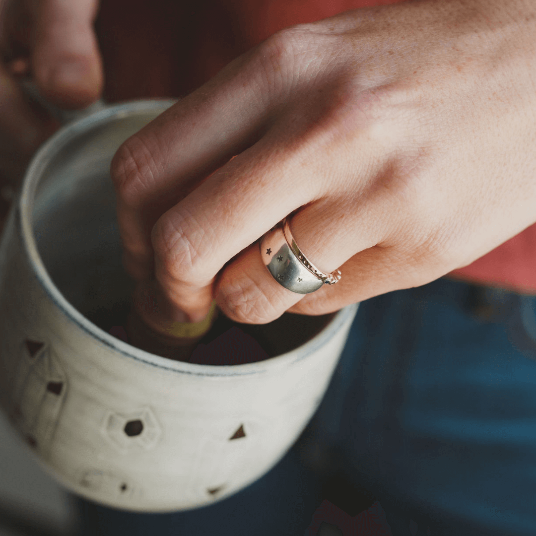 KEEPSAKE  ::  Simple Signet Ring  ::  Constellation